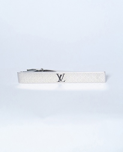 Louis Vuitton Champs Elysees Tie Pin, &pound;90, Accessories, Silver, Front view